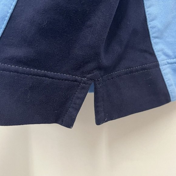 FootJoy FJ Men's 1/2 Zip Golf Pullover Shirt Nylon/Spandex Blue/Navy Logo M‎ guc - Picture 7 of 9